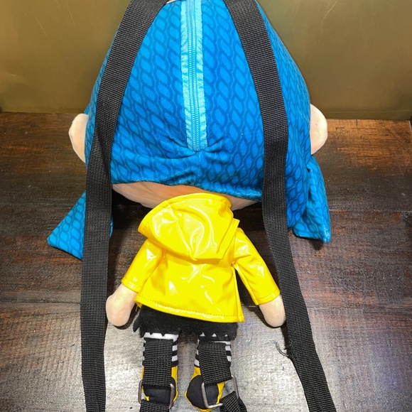 Coraline Laika Plush Doll Backpack Bag Spencers‎ Bioworld 2024 - Picture 4 of 6